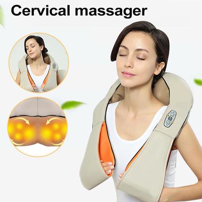 U-Form Kneten Shiatsu Infrarot Beheiztes Kneten Auto/Heim Massagem Zervikales Nackenmassagegerät Schalgerät Schultermassagegerät