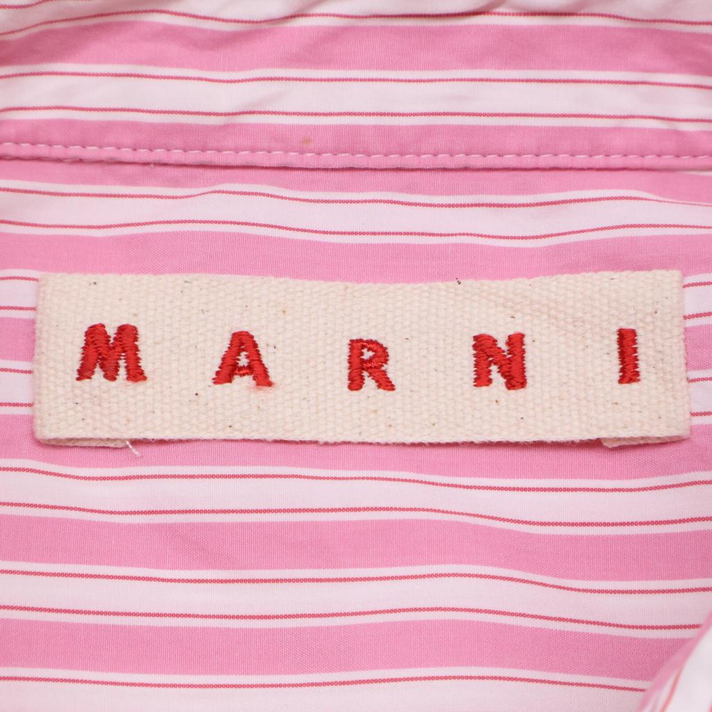 MARNI [Domestic Regular/22Stainless Steel] TTMA0186A0 Striped Gradient Sleeveless Shirt/ tops 42 Pink / WhiteUsed