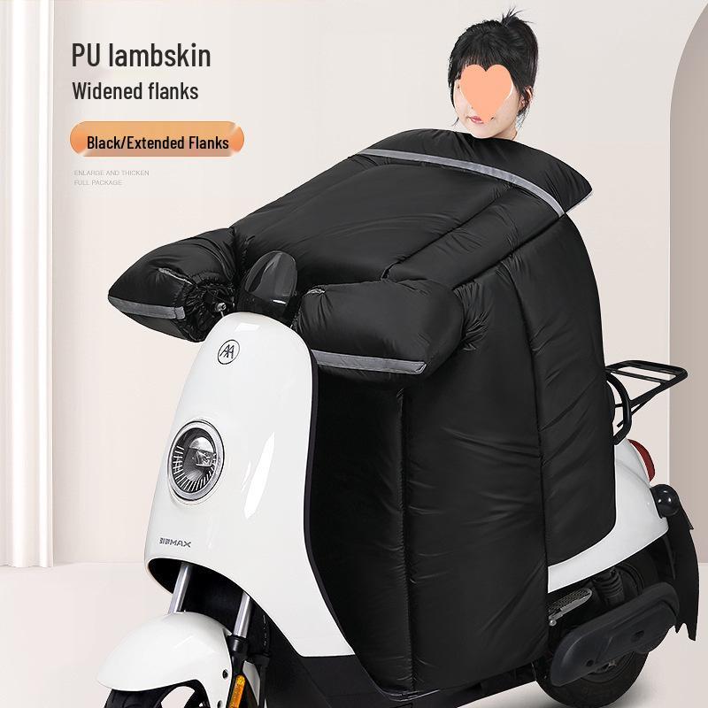 Winter Fleece Waterproof Blanket for Electric Vehicles and Motorcycles - Rainproof, Windproof, Coldproof