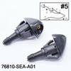 Water Jet Nozzle ABS Plastic For Honda Accord Europen 2009 - 2015