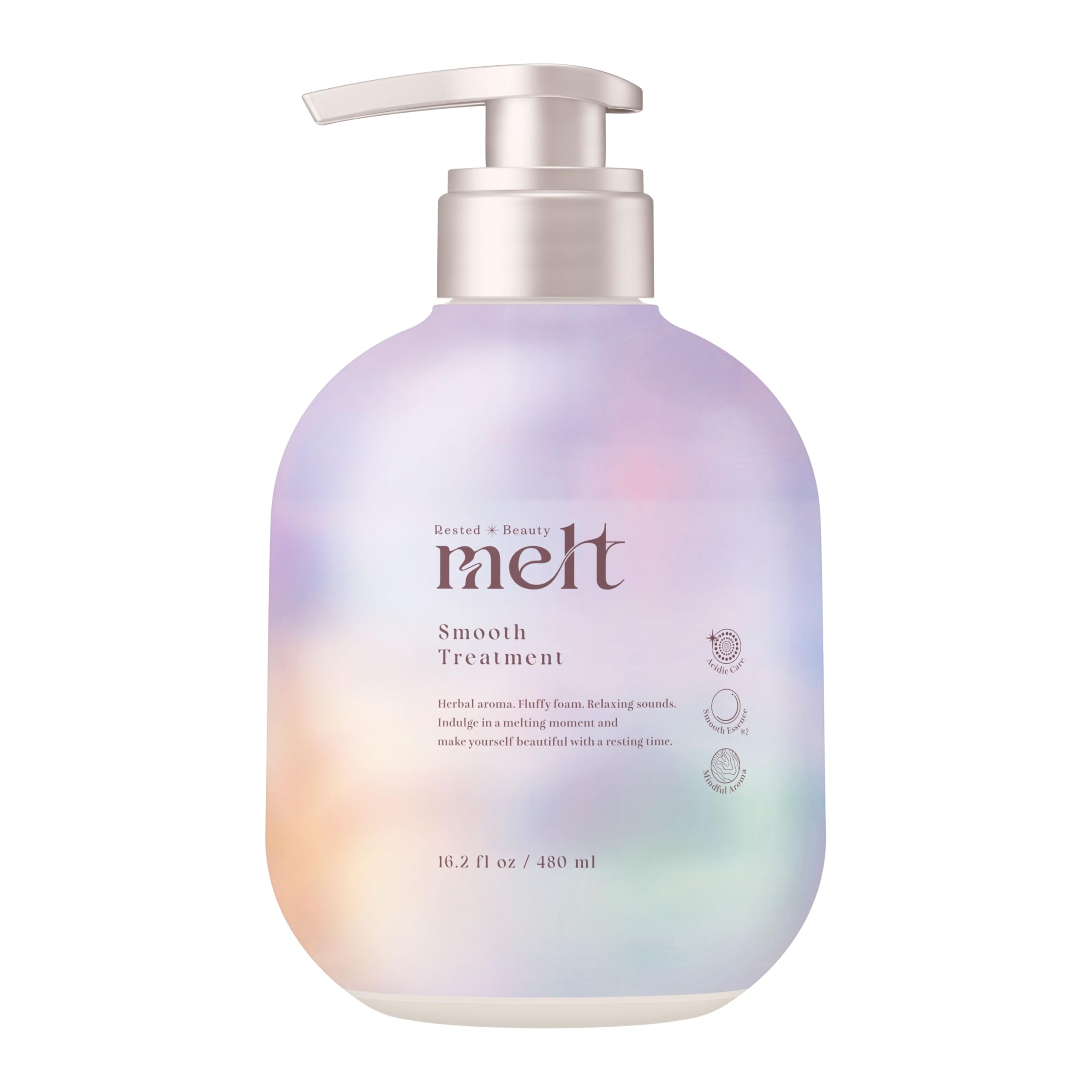 

melt Smooth Treatment Pump 480 мл аромат пиона и инжира фиолетовый