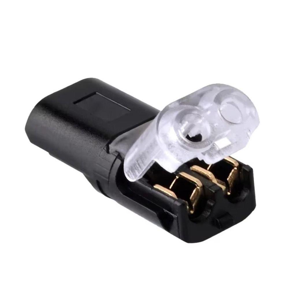 With Locking Buckle Quick Terminal Block 2Pin Wire Connector Small Wiring Connector Electrical