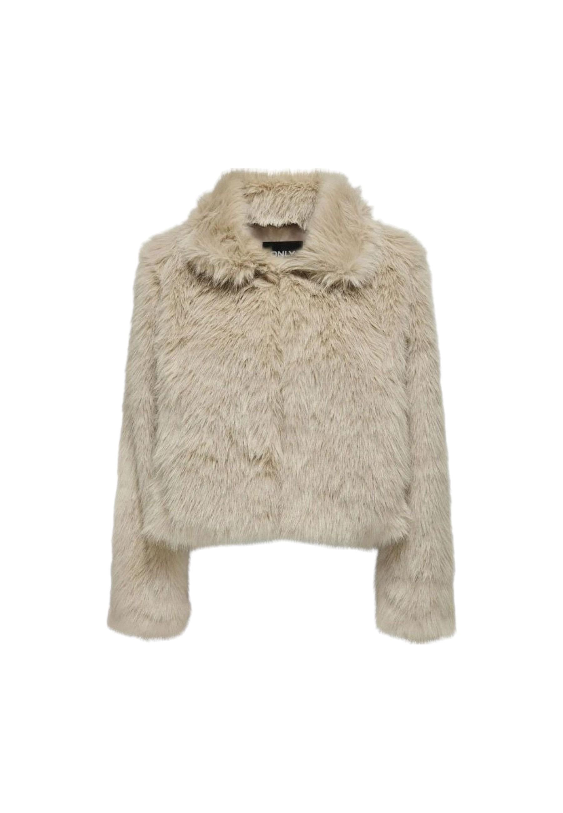 Only, Damen, Leichte Jacken, Onlmanny Faux Fur Jacket Cc Otw, Beige, (S) - Bild 4