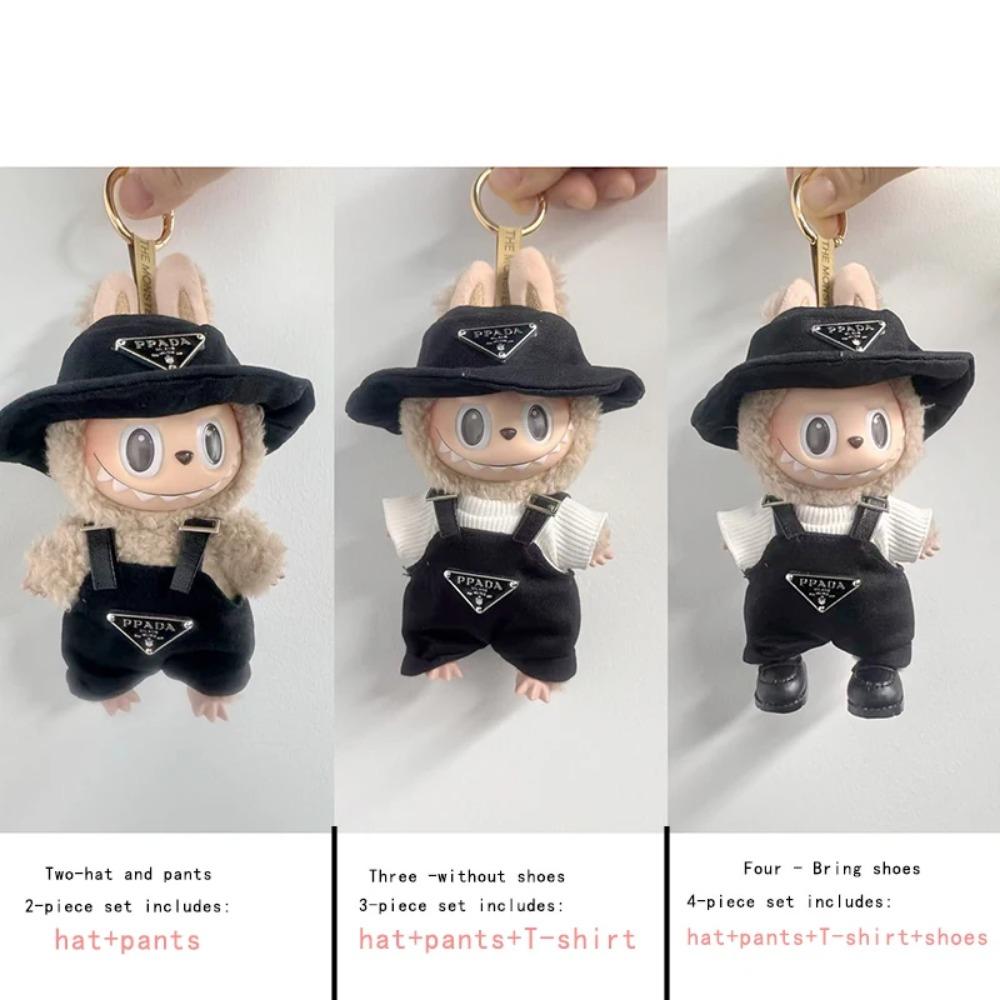 The First and Second Generations of Labubu Only Sell 17cm Seated Party Clothes Accessories Inverted Triangle Workwear Fashion