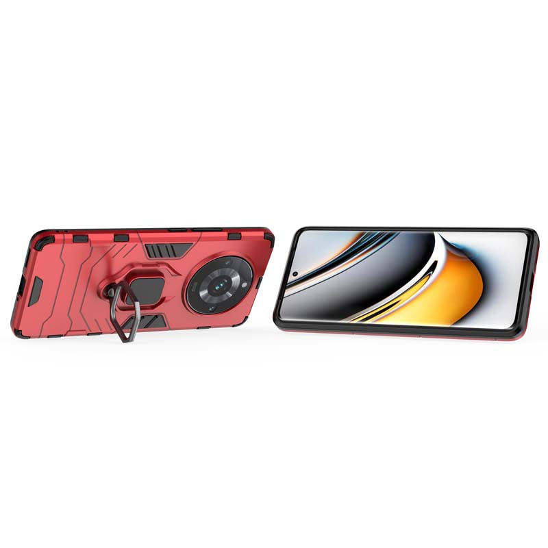 Shockproof Case For Realme 11 Pro Plus 9 10 Pro + 11X Narzo 60 60X Cover Armor Ring Back Coque for OPPO A18 A38 4G Fundas