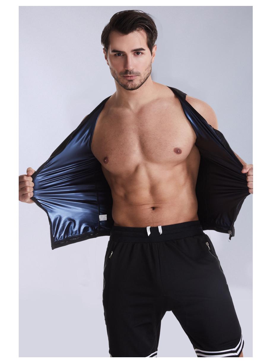 

Мужская быстросохнущая влагоотводящая фитнес-майка: Спортивная одежда для контроля живота и сжигания жира L/XL