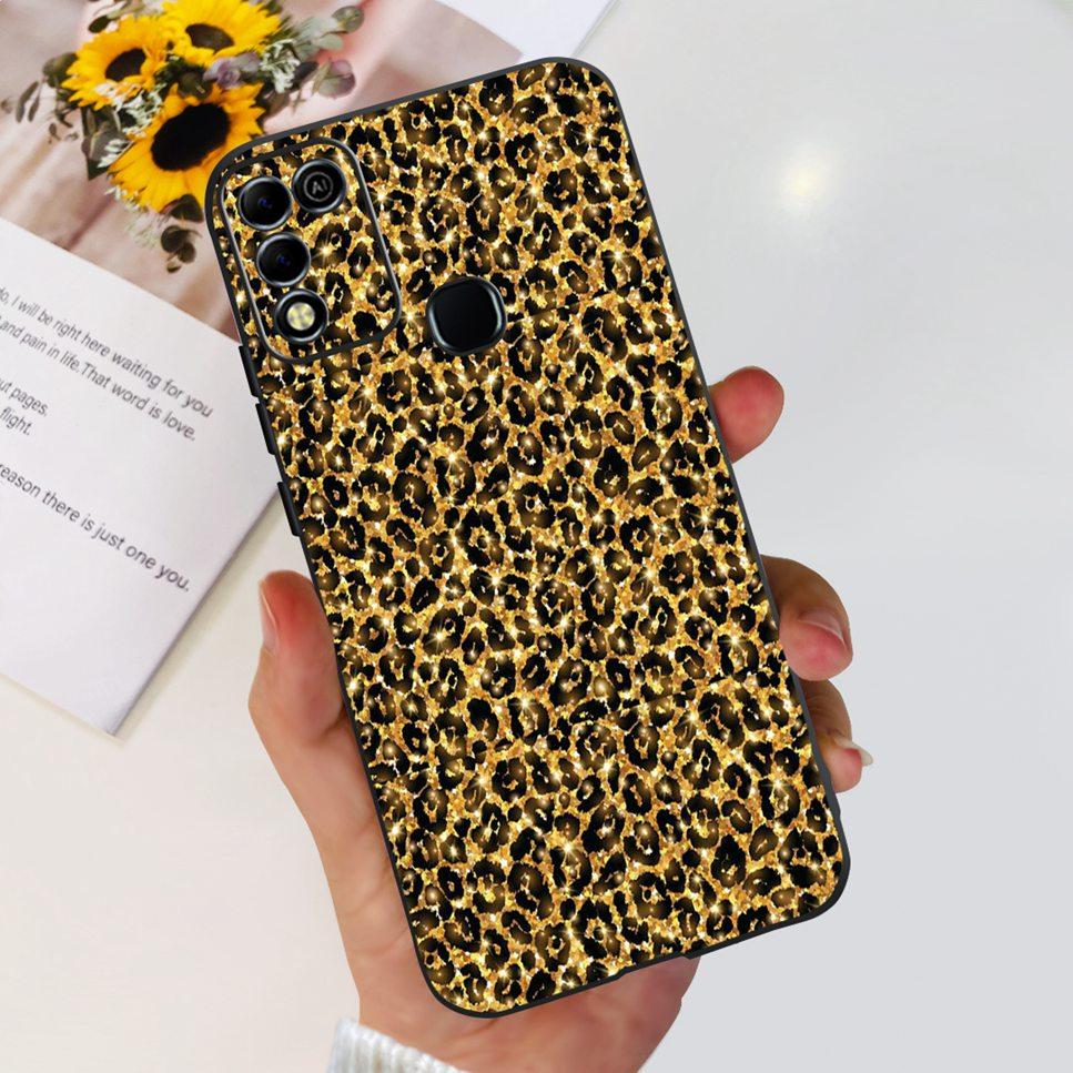 For Infinix Hot 11 Play 6.82" Soft Silicone Phone Cases For Infinix Hot 11 Play 11play 10Play Cover Luxury Flowers Funda Capa