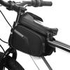 Waterproof Bicycle Frame Bag Double Pouch Bike Top Tube Bag MTB Mountain Bike Cycle Pannier Bag Touchscreen Phone Case