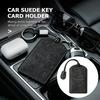 Cztr1 Suede Car NFC Card Key Case Cover Key Bag Shell Holder Protection Fob For Benz CLS SLK Sport ML C200 C260 C300 W205 CITAN VITO