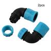 2 Pcs 90 Degree Elbow Quick Connectors for Efficient For Garden Irrigation and Car Wash Compatible with 12mm Hose Sizes