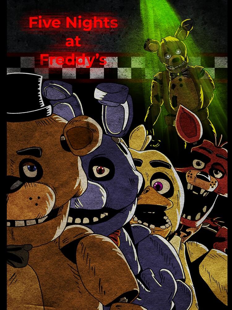 Five Nights at Freddy's FNAF movie Poster Oversized T-Shirt