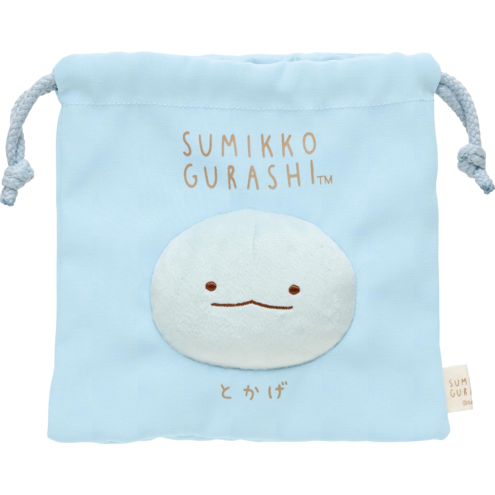 Sumikkogurashi Lizard Face Drawstring Bag CA50605 San-X