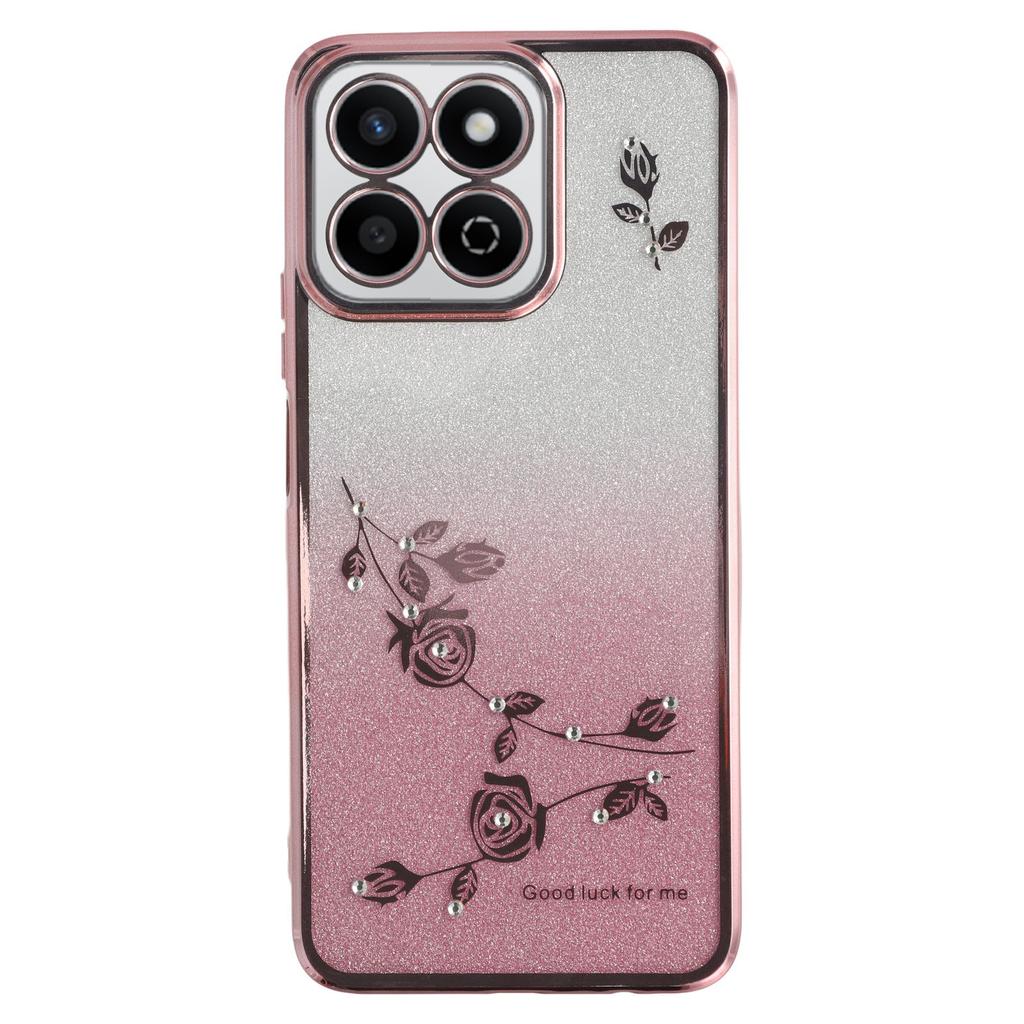 KADEM For Honor Play 60 Plus 5G Case Flower TPU Flexible Gradient Phone Cover