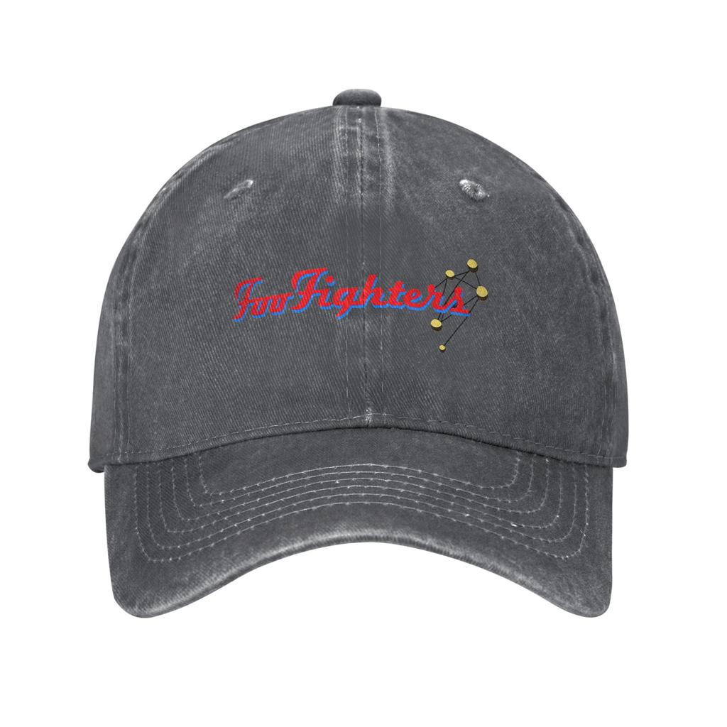 Spring Rock Foos FFighters Band Art Baseball Cap Sun  Sunscreen Design Washed Trucker Hat Vintage Outdoor Sports Snapback Cap