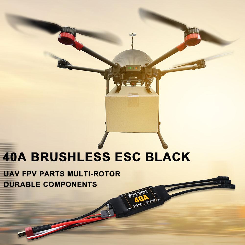 40A Brushless Motor ESC with 3.5mm Plugs Electric Speed Controller DIY RC Toys Parts for RC Airplane Helicopter Drone
