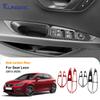 Real Soft Carbon Fiber For Seat Leon 2013 2014 2015 2016 2017 2018 2019 2020 MK3 5F Car Window Lift Frame Panel Sticker Trim