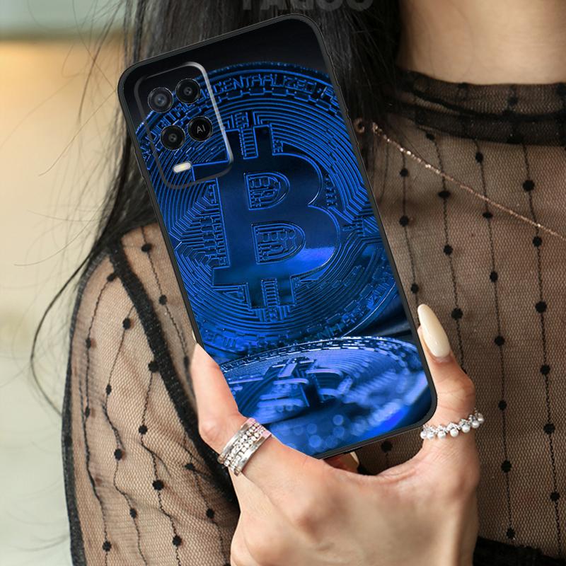 Bitcoin Case For Oppo A5 Pro A15 A17 A57 A77 A18 A38 A58 A78 A98 A94 A74 A54 A40 A60 A80 A96 A76 A16
