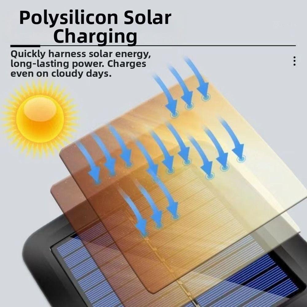 3 Mode Solar Wall Lamp Waterproof Emergency Worklight Motion Sensor Light Street Lighting