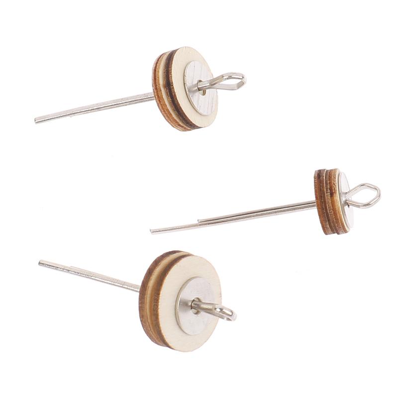 Akcesoria do stawów niedźwiedzia DIY Drewniany obrotowy paznokieć Końcówka stawu niedźwiedzia Śruba stawu niedźwiedzia