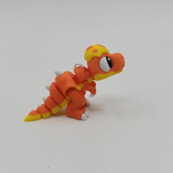 3D Printed Dinosaur Figurine Movable Joints Dino Fidget Toy Articulated Office Desktop Decoration Dinosaur Model Home