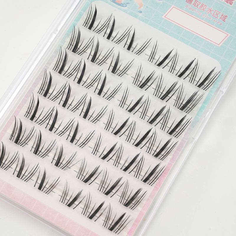 Natürliche Dicke Segmentierte Falsche Wimpern mit Hoher Kapazität