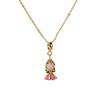 Exquisite DIY Cartoon Zircon Princess Pendant Necklace for Women