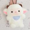 Kawaii 8Types Animal Plush Pendant Doll Toys Cute Duck Elephant Rabbit Sheep Chicken  Gifts For Girls Friends Decor