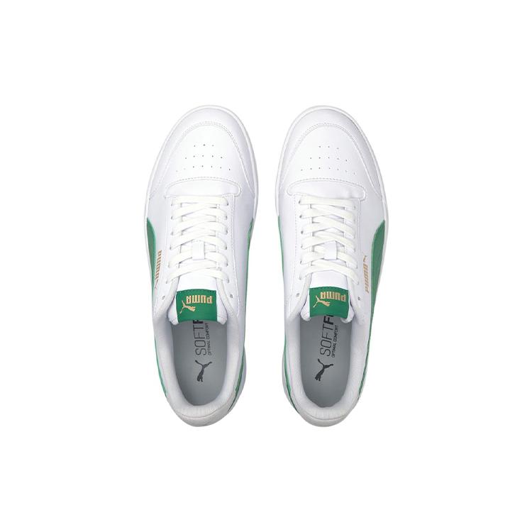 PUMA Unisex Shuffle Sneakers White/Green