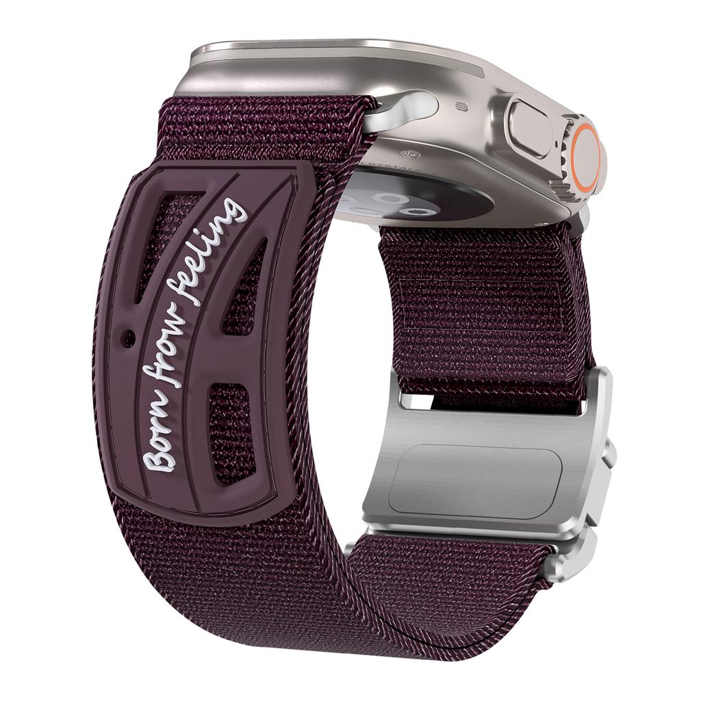 Magnetický sportovní řemínek Pro Apple Watch Ultra Pásek 49mm 46mm 45mm 44mm 42mm 41mm 40mm 38mm Nylonový Correa Náramek pro iWatch Řada 11 10 9 8 7 6 5 SE3