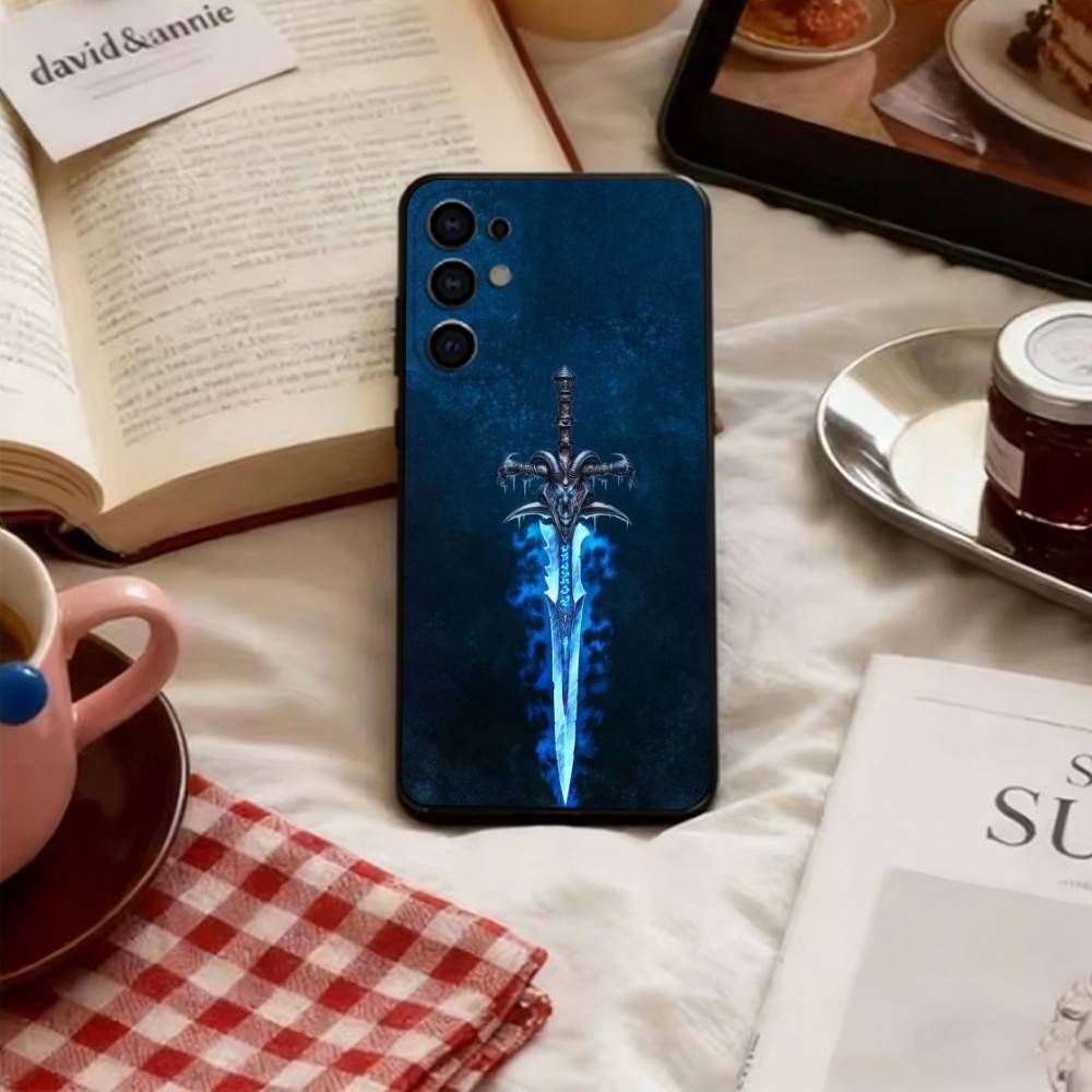 W-Warcraft G-Game Phone Case Soft Black For Samsung S25,S24,S21,S22,S23,S30,Ultra,S20,Plus,Fe,Lite