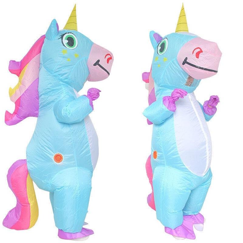 Inflatable Costume Unicorn Adult Halloween Party Cosplay Props Festival Dress