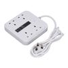 Power Socket Multifunction 8 In 1 USB PD QC Port   with 2m Cable for Home