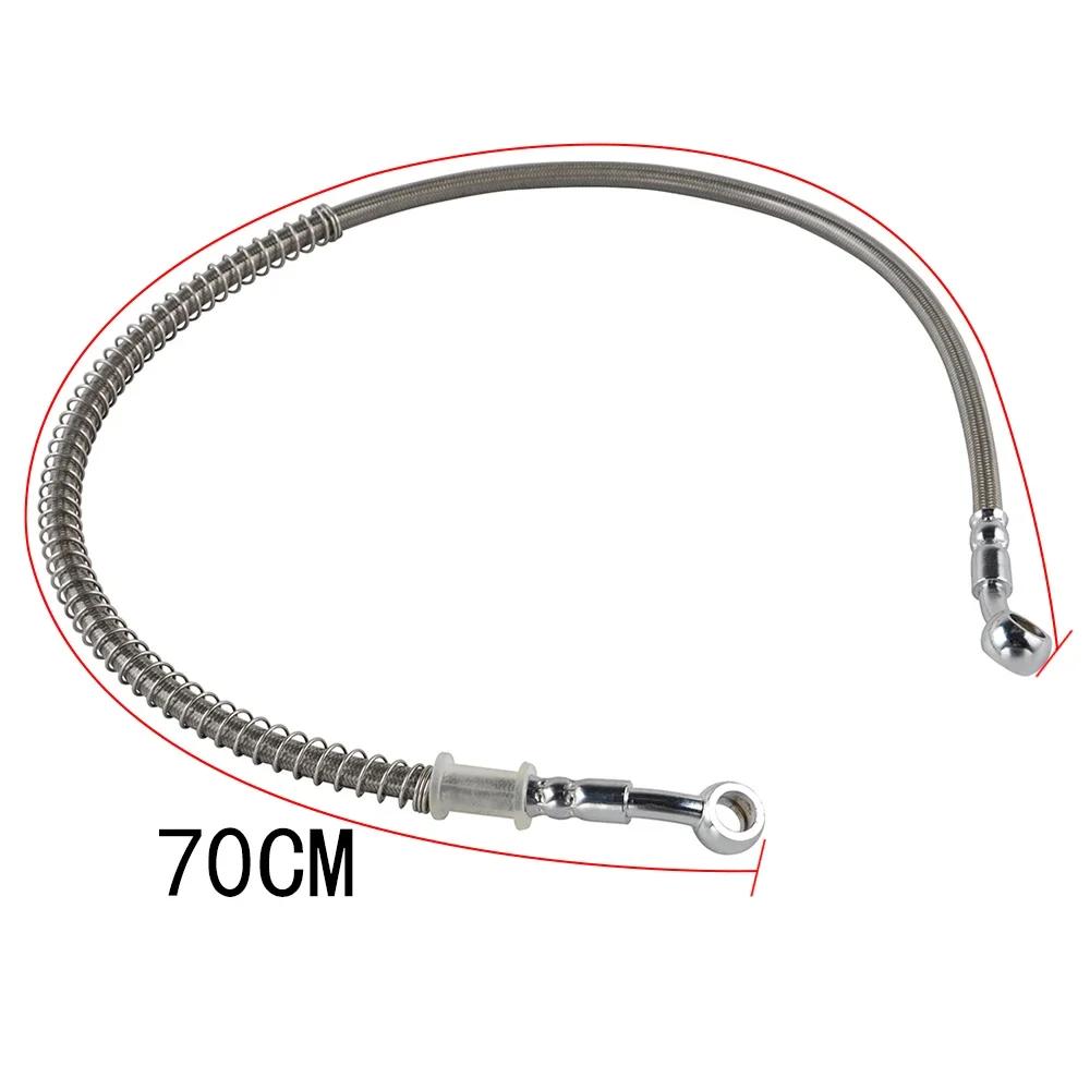 39-140cm Universal Motorcycle Stainless Steel Braided Brake Hose Line Aperture 10mm (M10) Latiguillo Freno Moto