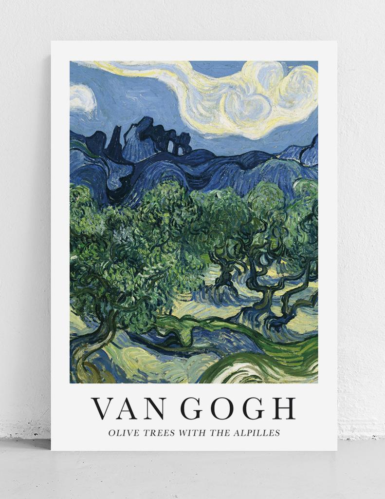 Poster Van Gogh Olive Trees
