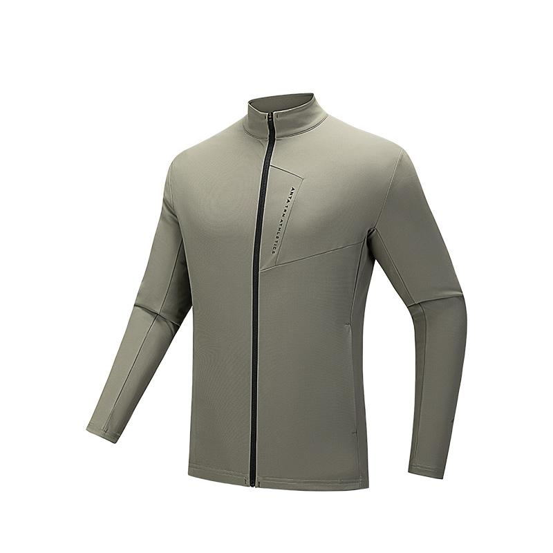 Anta Soft Minimalist Versatile Stand Collar Jacket Men jackets 152517703S-2 2XL