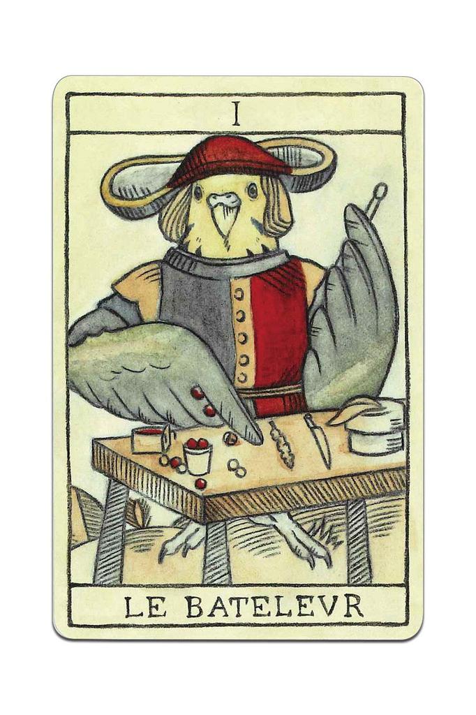 Nichiyu original tarot cards 78 sheets Marseille version fortune telling Marseille Tarot BIRD TAROT DE MARSEILLE by birds drawn by creator NORISAN