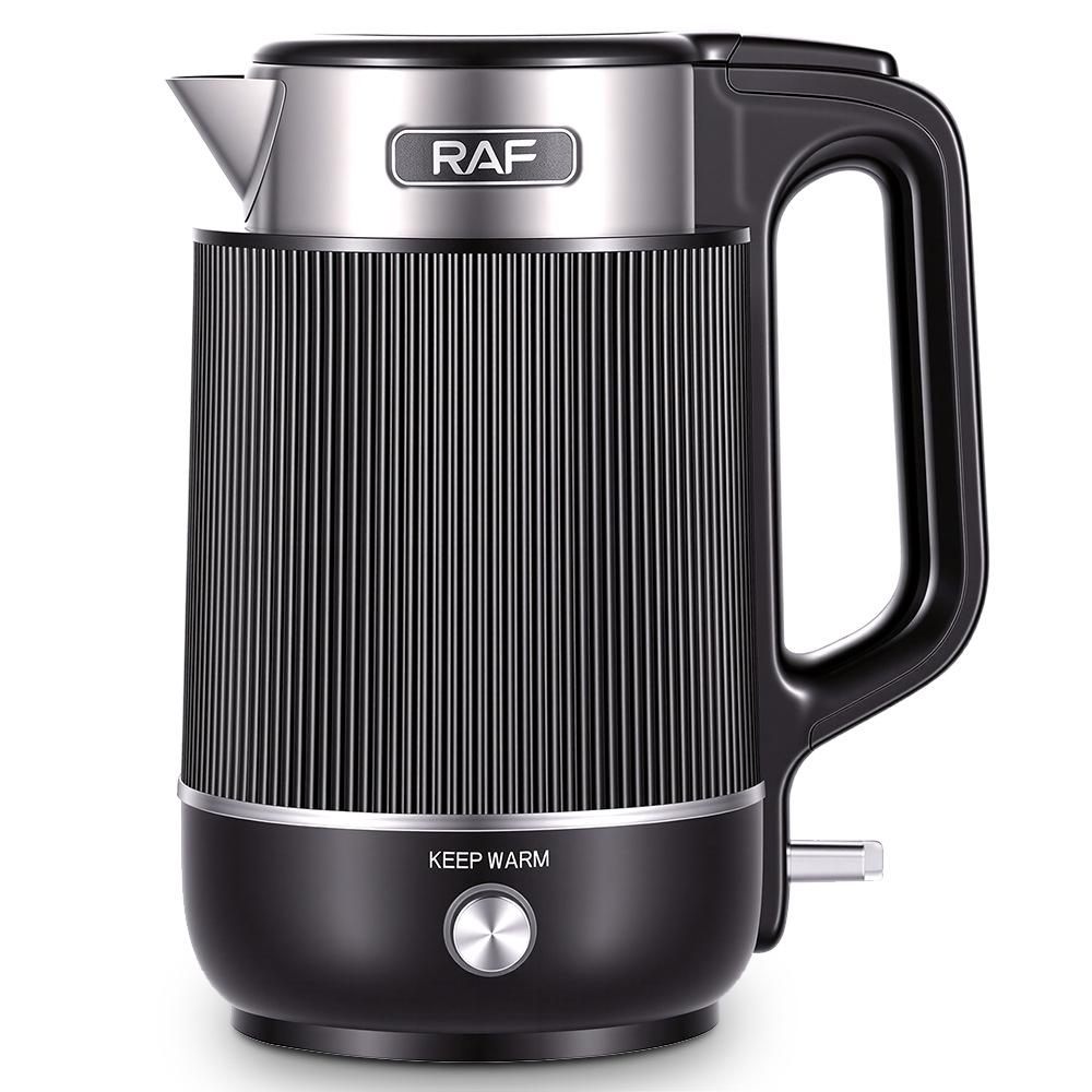RAF Stainless Steel Electric Kettle - European Standard, Integrated Design with Heat and Health Preservation Features