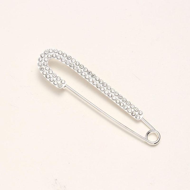 4pcs New Style Full Diamond Brooch Female Fashion Temperament Coat Suit Fixed Pin Fashion Shawl Buckle