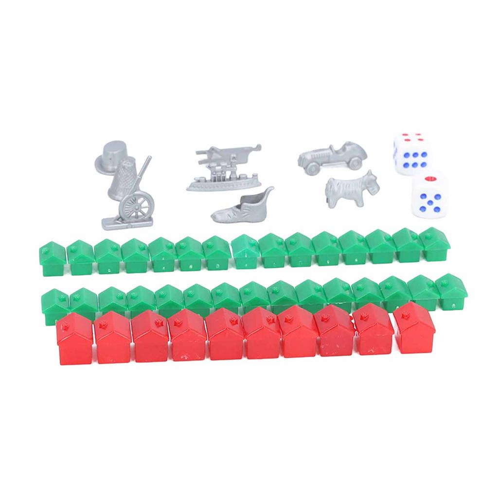 Hotel Game Replacement Pieces Plastic Houses Piece Supplement Accessories Board Game Set
