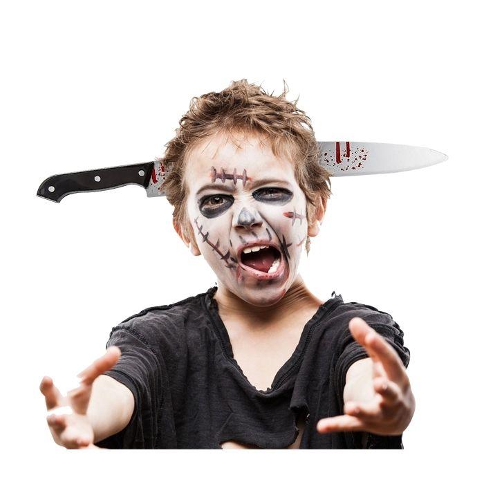 Halloween Optical Illusion Knife Headband Costume