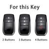 Tpu Car Key Case Cover Shell Fob For Toyota Chr Hilux Fortuner Land Cruiser 200 Camry Corolla Crown Rav4 Highland Key Chain