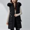 Sleeves Detachable Fashion Woman Long Parkas Winter Coats Hooded Faux Fur Collar Thick Warm Outerwears Women's Jackets