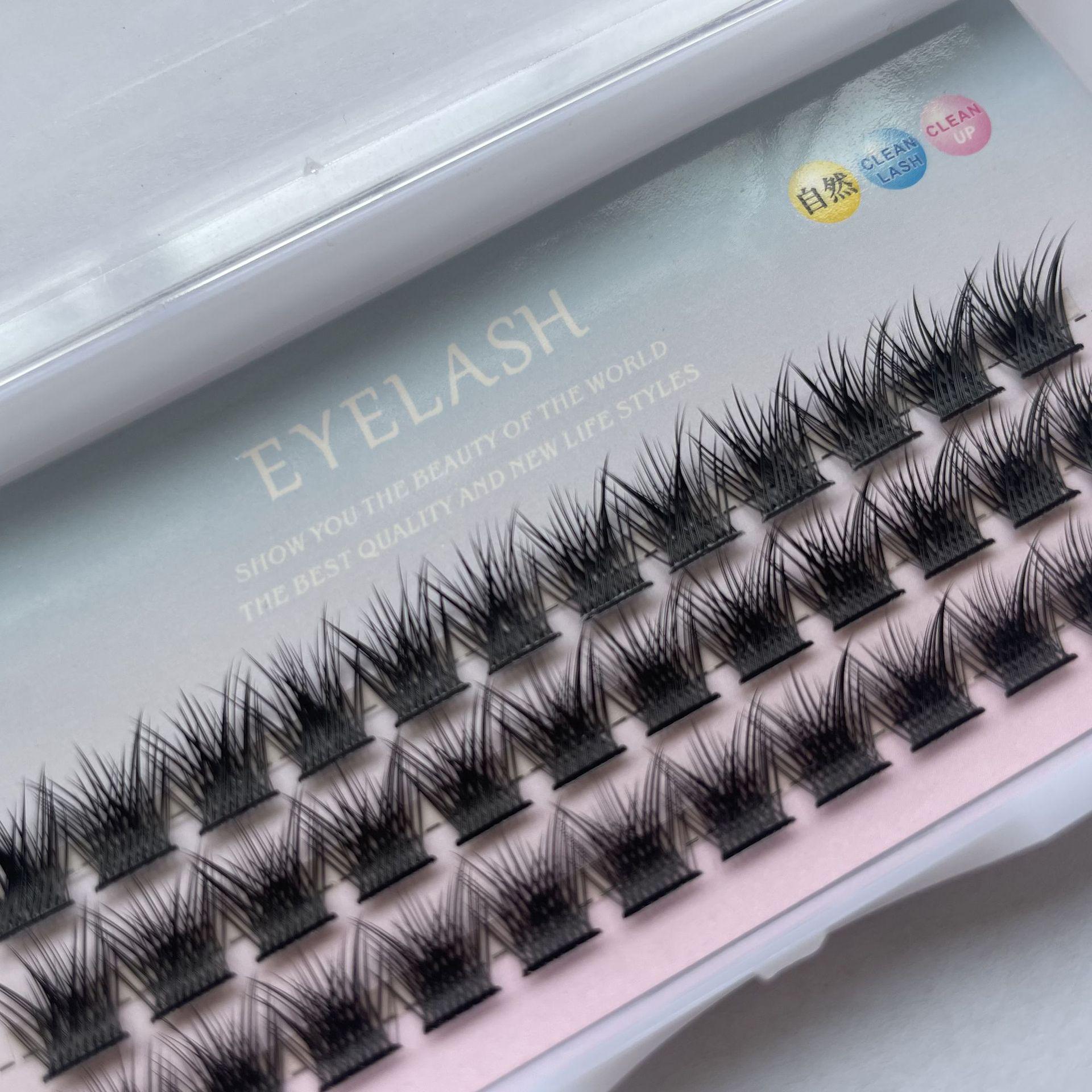 

Европейский и американский стиль пучковые накладные ресницы для самостоятельного нанесения 8mm