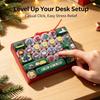 26 Key Decompression Button Toy Creative Style Christmas Keyboard Keychain  Popular Pendant