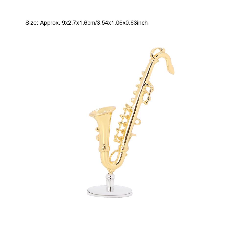 1:12     Alloy Saxophone Musical Instrument Decoration Accessories Children Toy