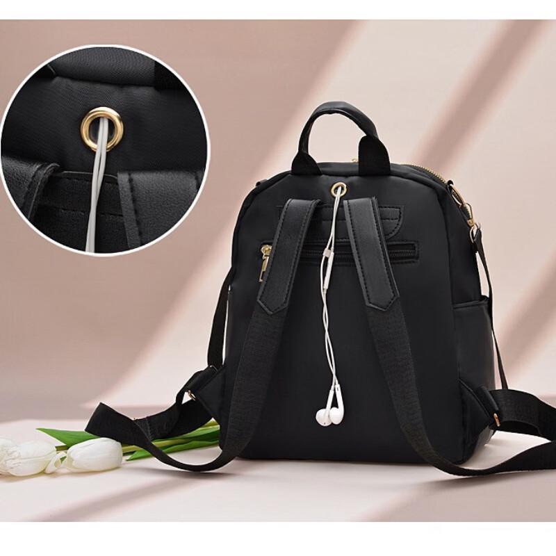 Women's Embroidered Oxford Travel Backpack