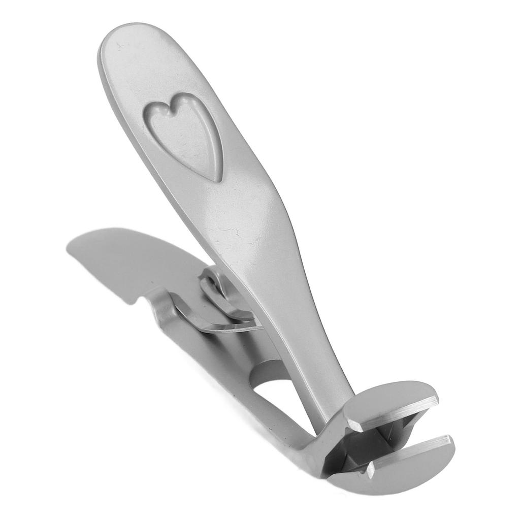 Angled Head Nail Clipper Wide Jaw Opening Fingernail Clipper Ergonomic Toenail Trimmer With Nail File for Seniors Thick Nails Large