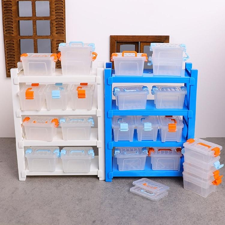 Simulation Warehouse Display Shelf With Storage Box Enhances Spatial Awareness Realistic Storage Doll House Scene Decors