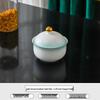 Ceramic Double-Boiler Stew Pot with Lid