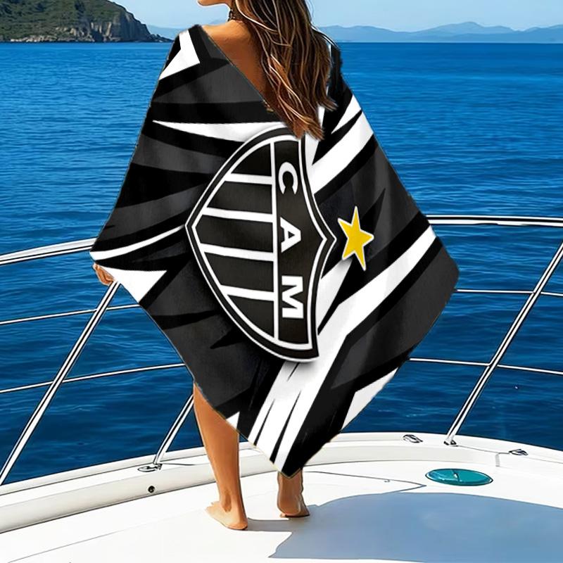 Liebe für Atlético Aufgedrucktes Strandtuch, Superweiche Mikrofaser, Perfektes Geschenk Geburtstag, für Pool, Strand, Reisen, für Familie und Freunde